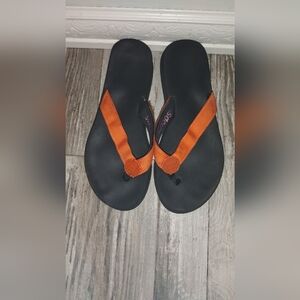 Switchflops Orange and Black Sandals